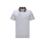 White Cotton Polo Shirt