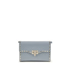 Blue Calf Leather Bos Taurus Shoulder Bag