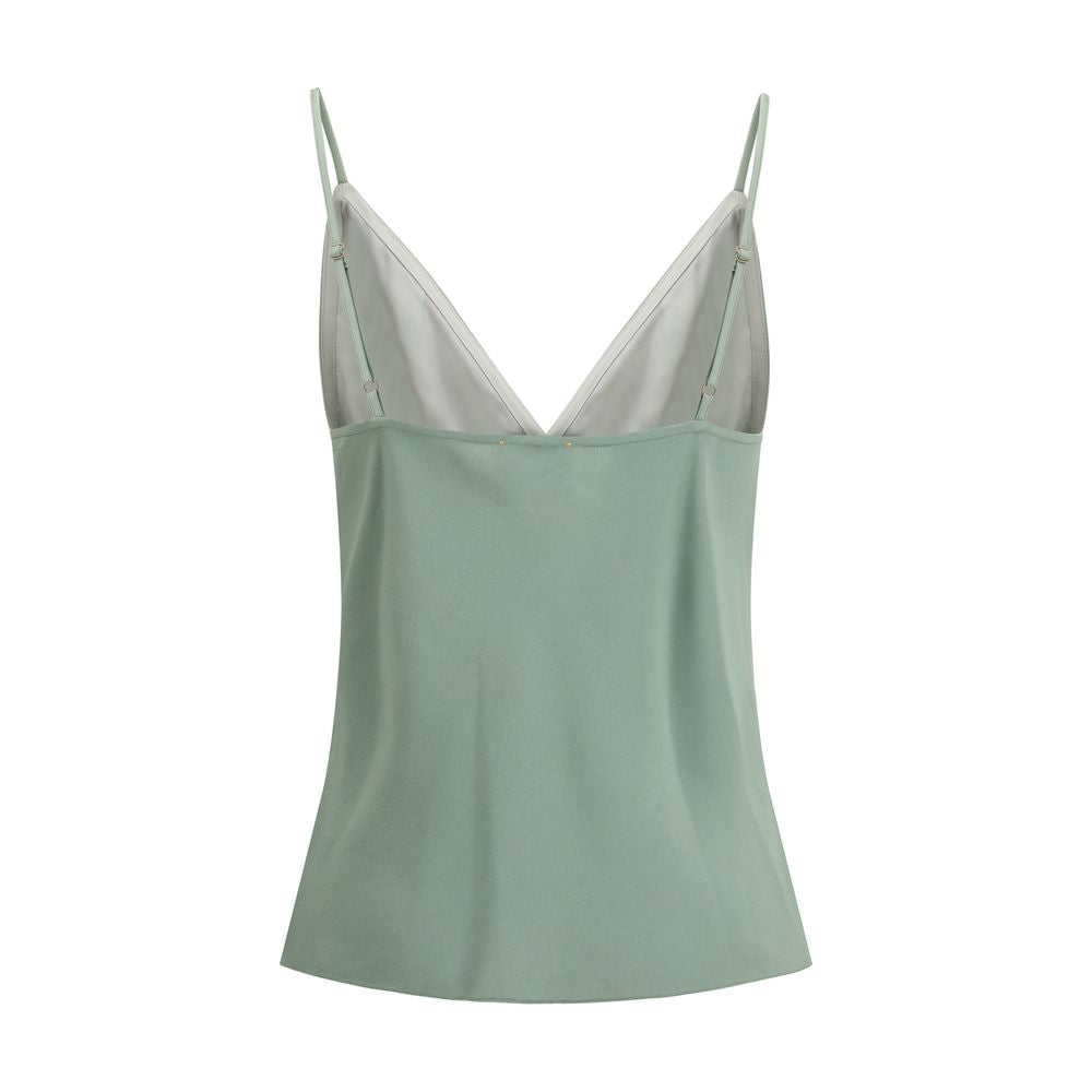 Bicolor Acetate Blouse