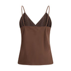Brown Acetate Top