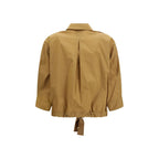 Bicolor Cotton Shortsleeve Shirt