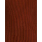 Orange Silk Long Sleeve T-Shirt