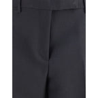 Black Wool Pants