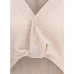 Beige Cashmere Cardigan