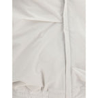 Gray Polyamide Full-Length Jacket