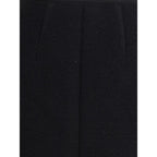 Black Fleece Wool Skirt