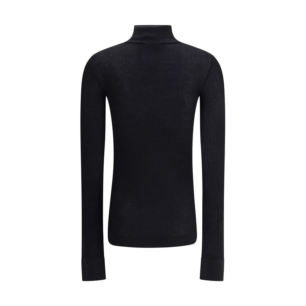 Black Wool Top