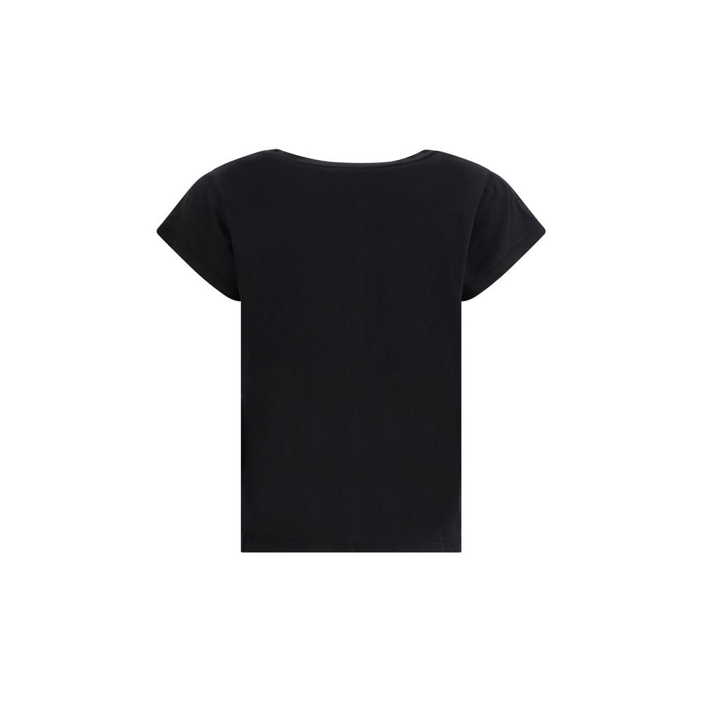 Black Cotton T-Shirt
