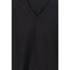 Black Cotton Long Sleeve T-Shirt