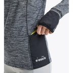 Black Polyester Sweatshirt