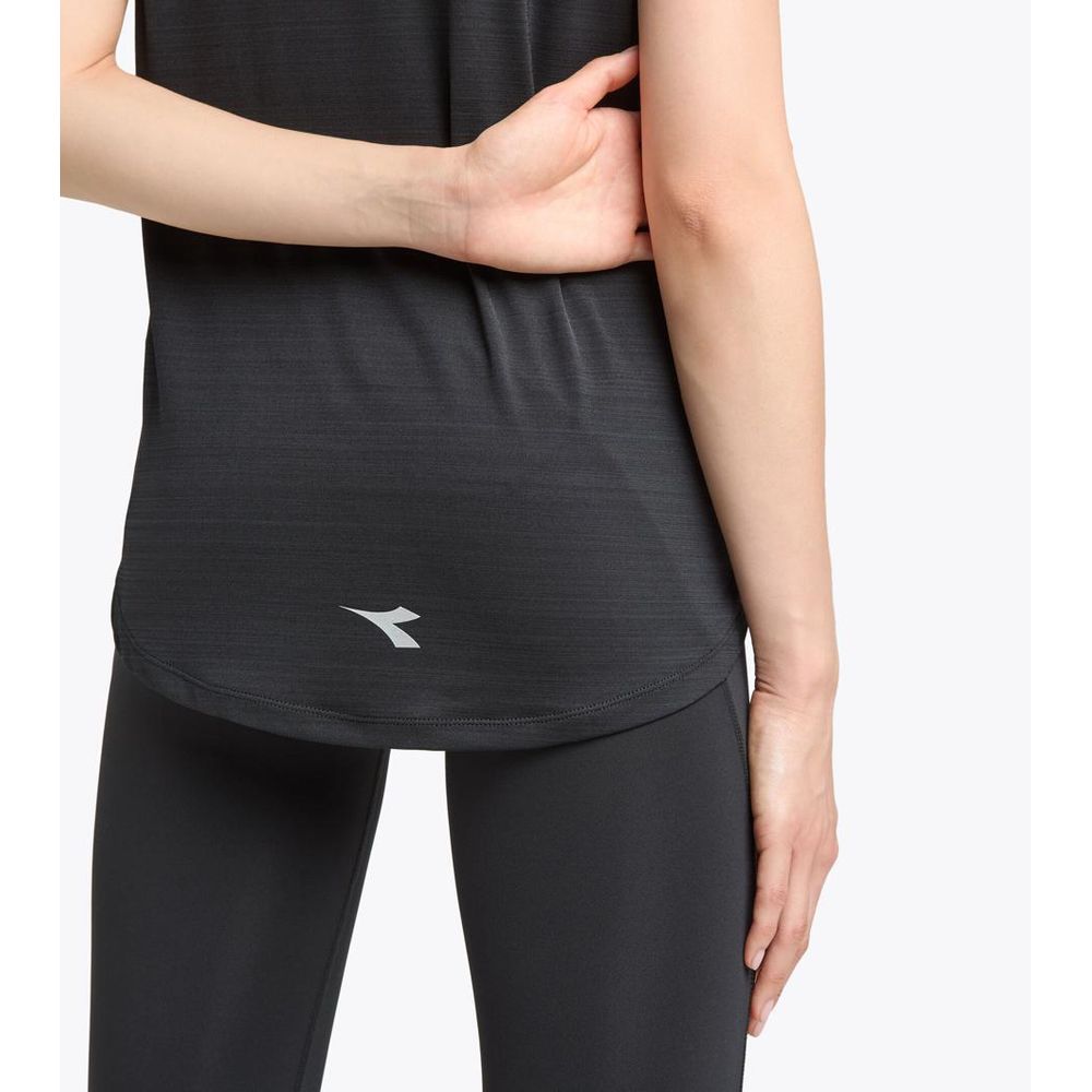 Black Polyester T-Shirt