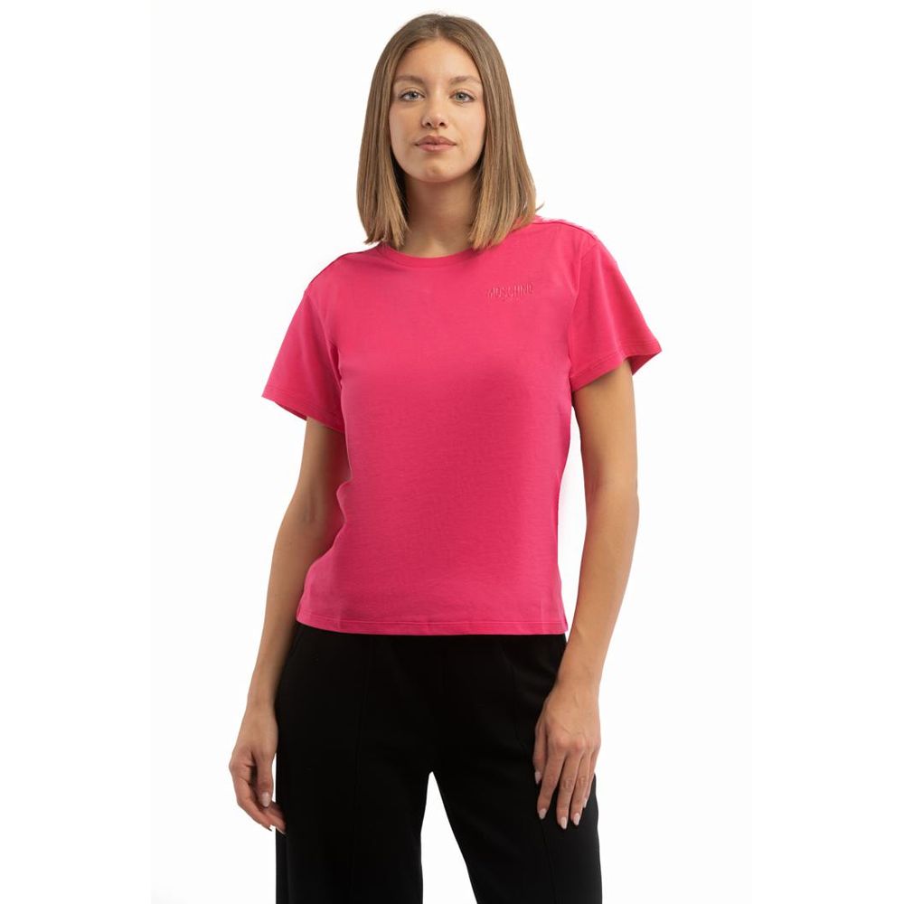 Fuchsia Cotton T-Shirt