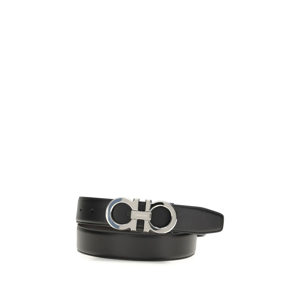 Black Leather Regular Belt
