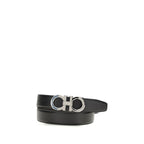 Black Leather Regular Belt