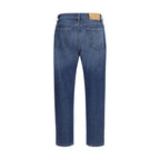 Blue Cotton Jeans Denim
