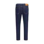 Blue Cotton Jeans Denim