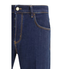Blue Cotton Jeans Denim