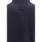 Blue Cashmere Bomber
