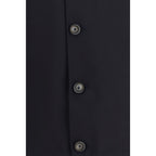 Blue Elastane Coat