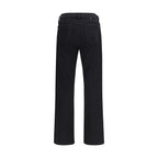 Black Cotton Slim Fit Jeans