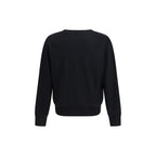 Black Merino Wool Cardigan