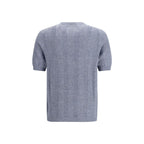 Blue Linen T-Shirt