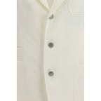 White Linen Blazer