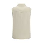 Beige Wool Oves Aries Sleeveless Jacket