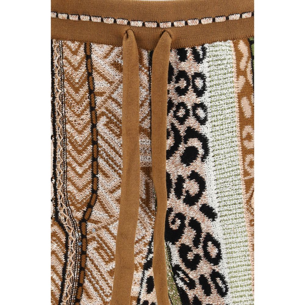 Multicolor Cotton Bermuda Shorts