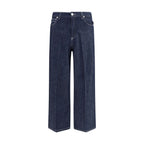 Blue Cotton Jeans Denim
