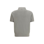 Beige Cotton Polo Shirt