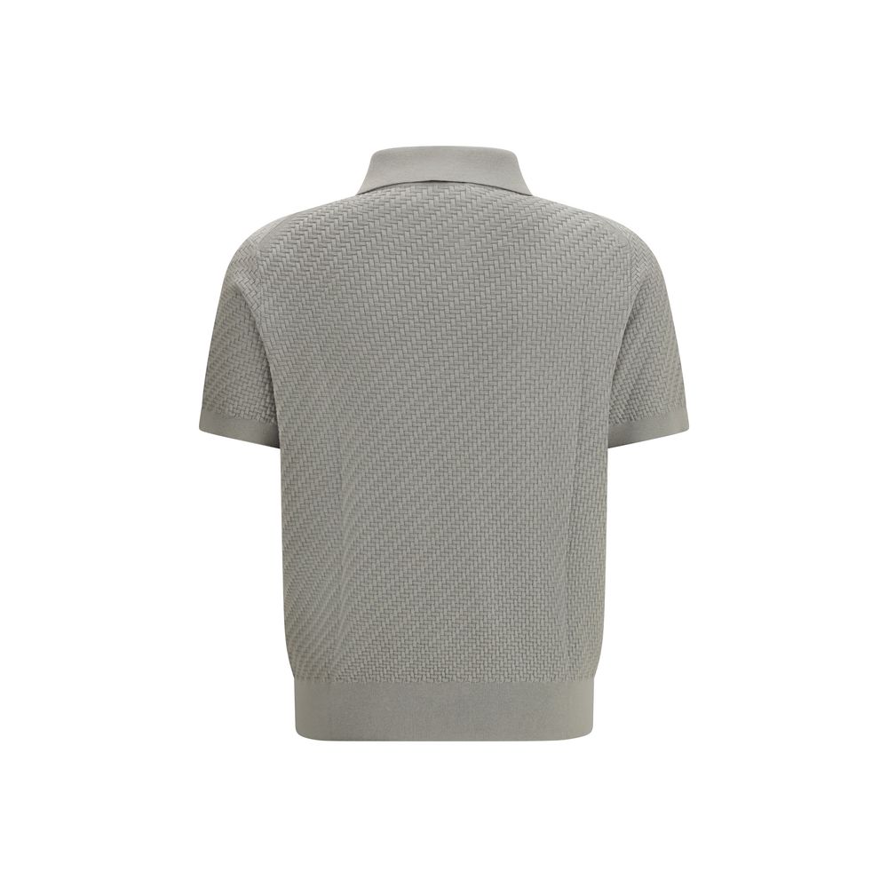 Beige Cotton Polo Shirt
