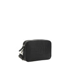 Black Cotton Shoulder Bag