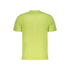 Yellow Cotton Men T-Shirt