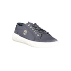 Blue Polyester Men Sneaker