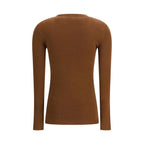 Brown Wool Cardigan