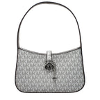 Gray Fabric Handbag