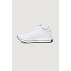 White Leather Low Top Sneakers