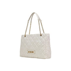 Beige Polyethylene Handbag
