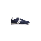 Blue Suede Leather Low Top Sneakers