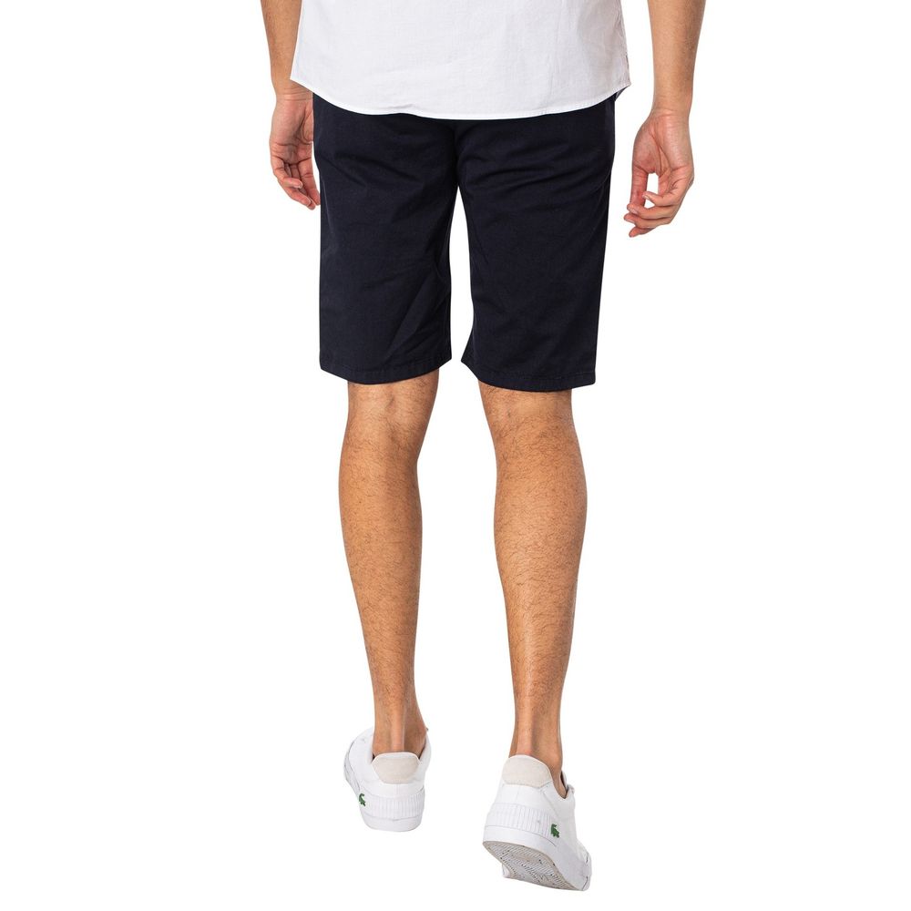 Blue Cotton Bermuda Shorts