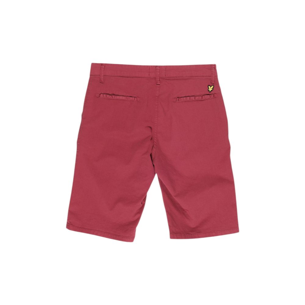 Bordeaux Cotton Bermuda Shorts