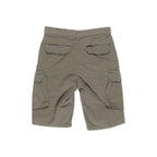 Green Cotton Bermuda Shorts