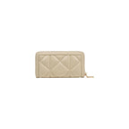Cream Artificial Leather Wallet