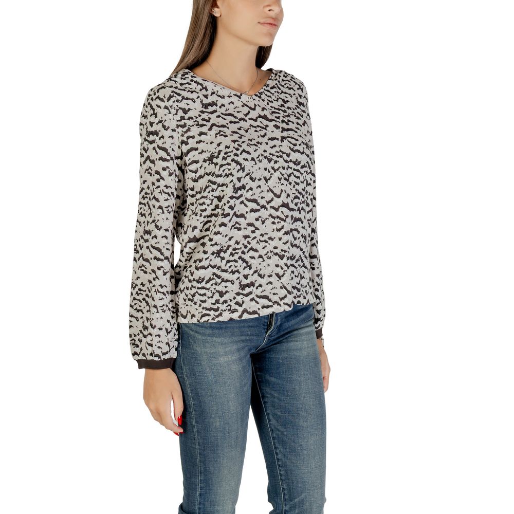 Bicolor Viscose Blouse