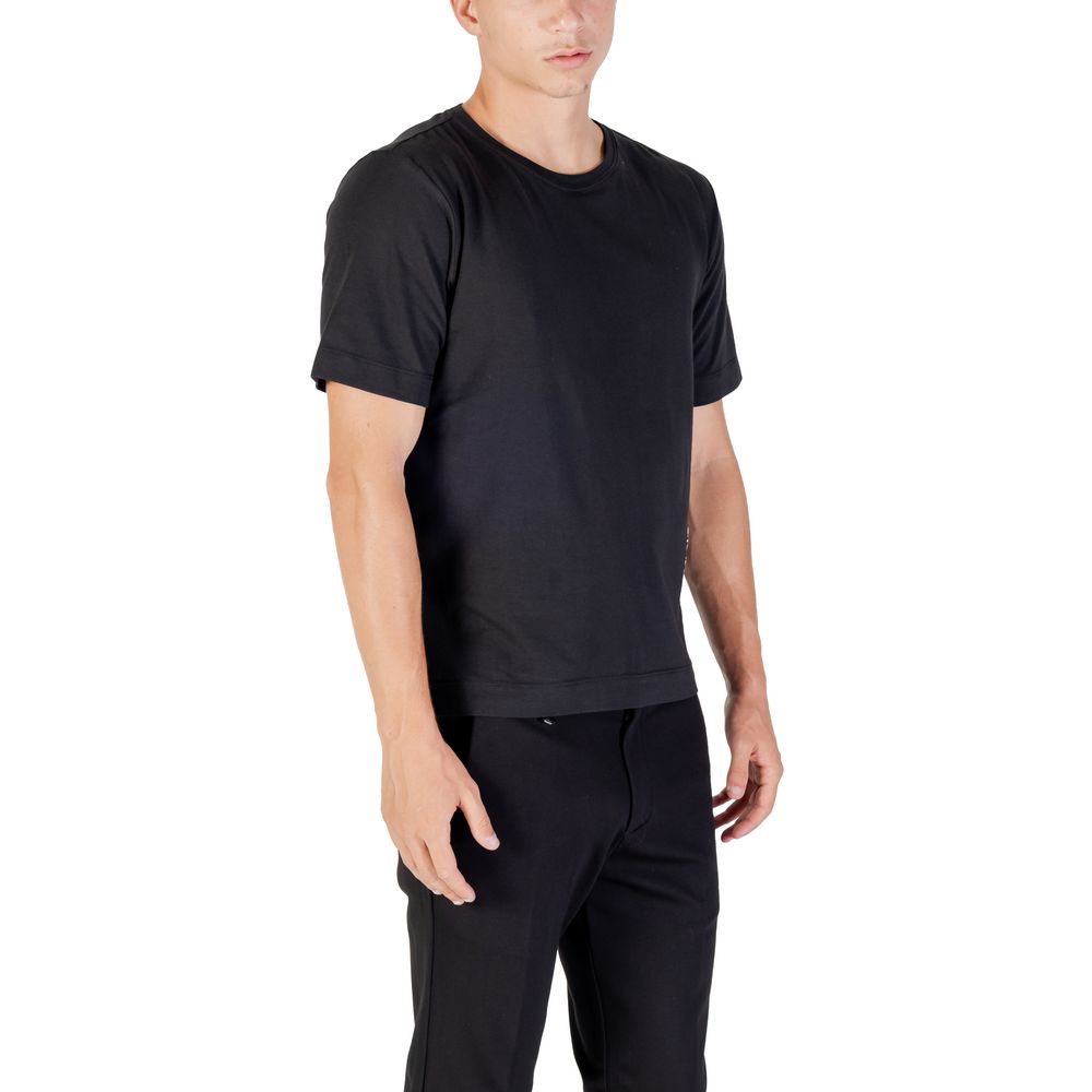 Black Cotton T-Shirt