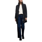 Blue Polyester Coat