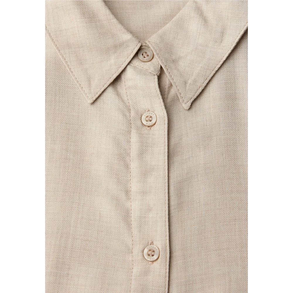 Beige Viscose Blouse