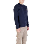 Blue Nylon Sweatshirt