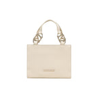 Beige Polyethylene Handbag